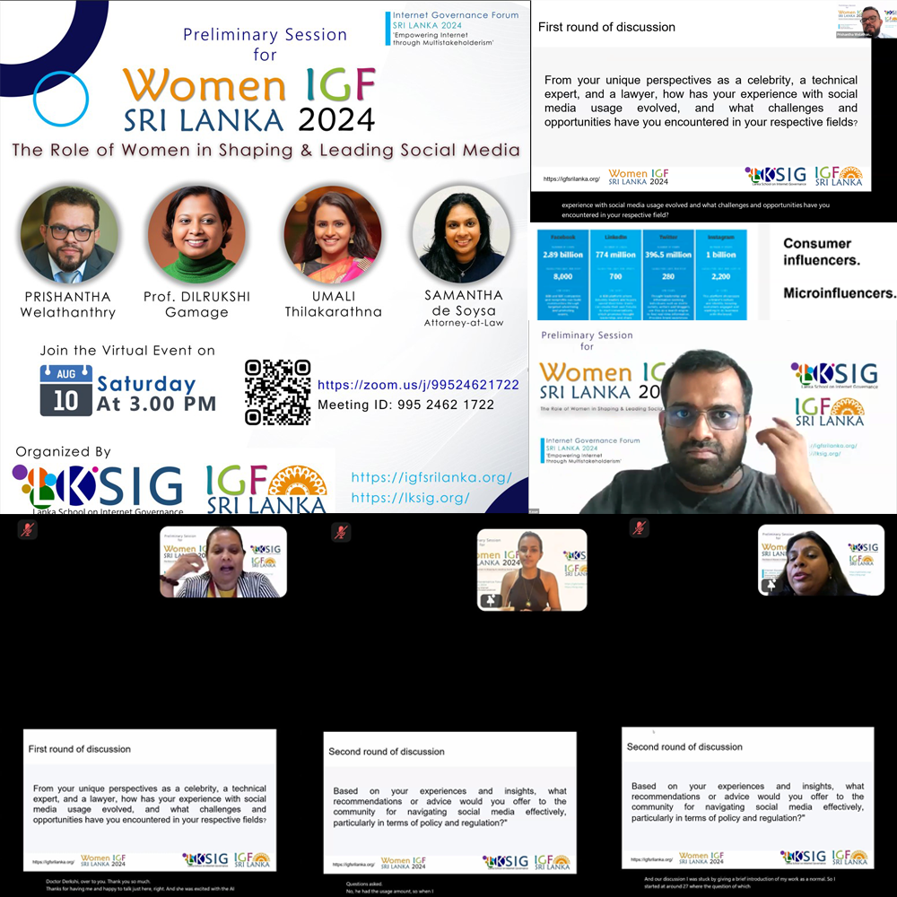 Preliminary Session for Women IGF – IGF Sri